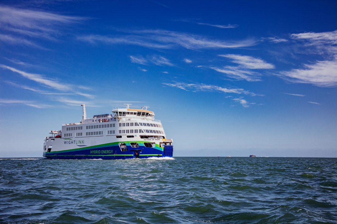 Victoria of Wight sailing alone in the Solent