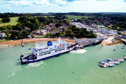 Fishbourne ferry port
