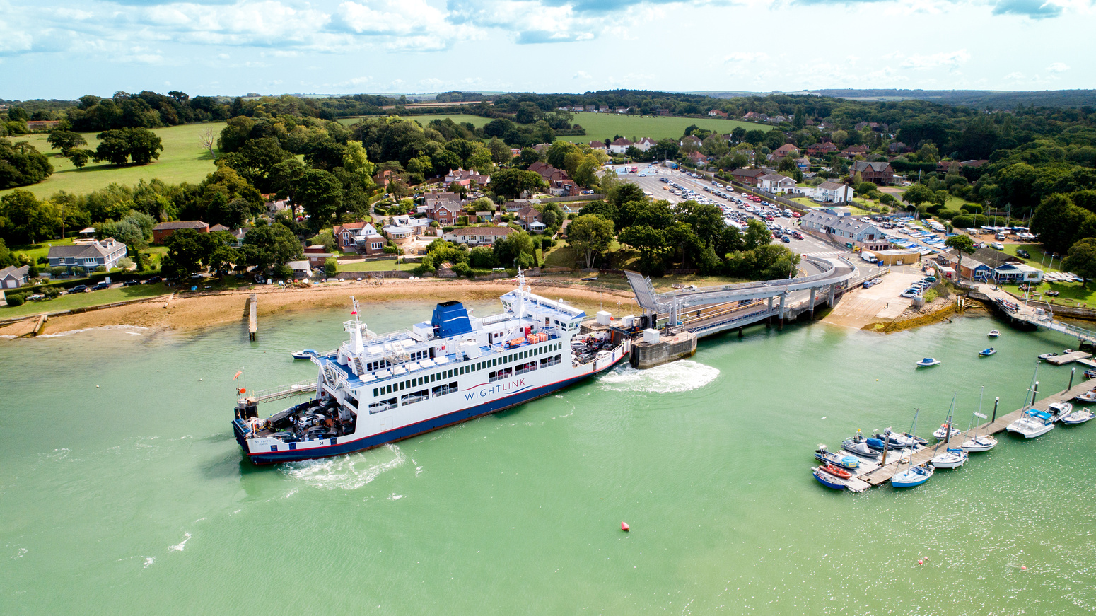 Fishbourne ferry port